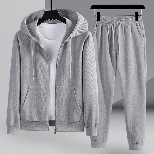 Waffle-Strick Loungewear Set