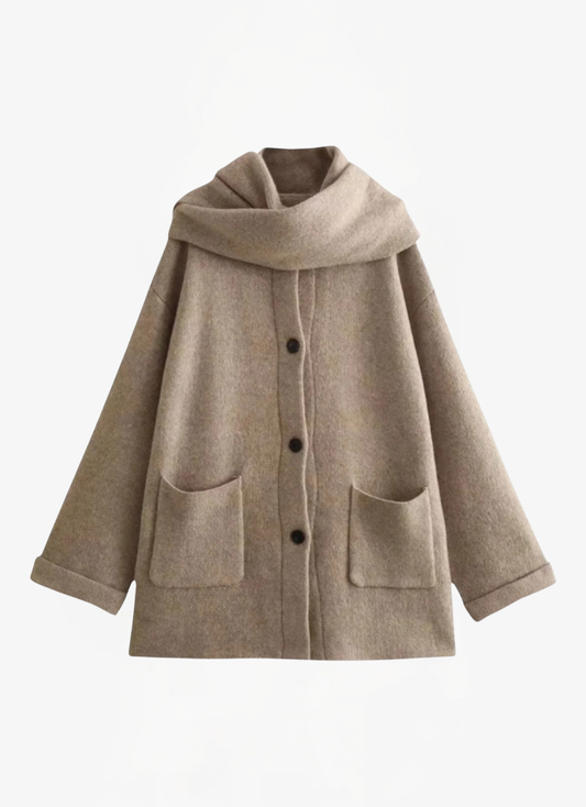 ELYRA™ | Cardigan with Scarf