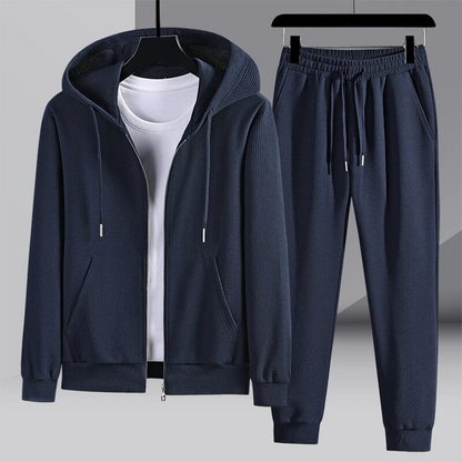 Waffle-Strick Loungewear Set