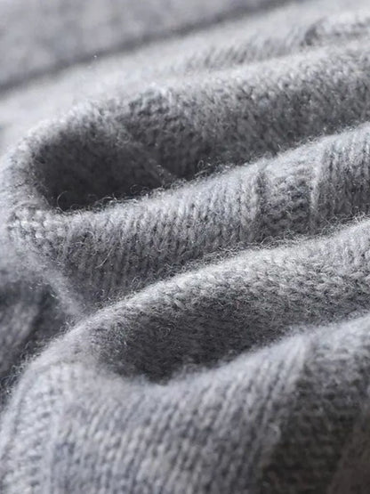 100% Elegante Merinowoll-Pulloverweste - Cross & Crown