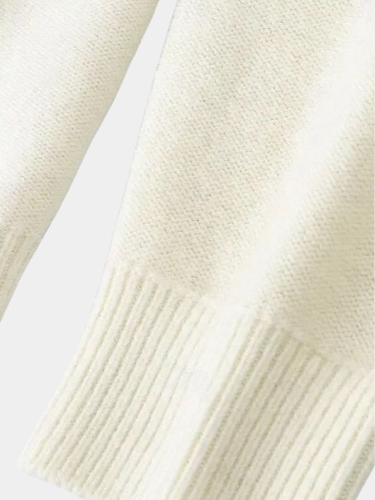 100% Eleganter Fair-Isle-Wollpullover - Cross & Crown