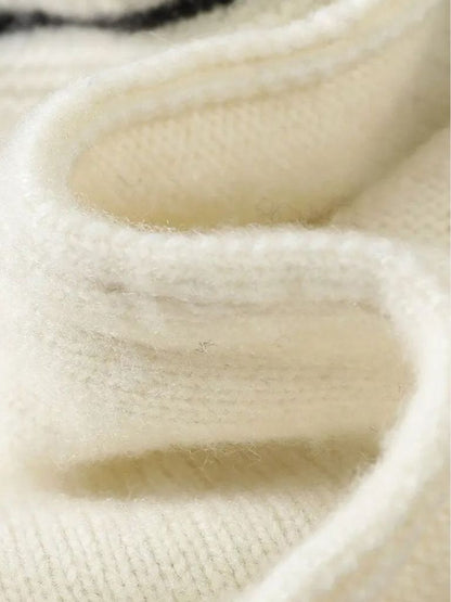 100% Eleganter Fair-Isle-Wollpullover - Cross & Crown