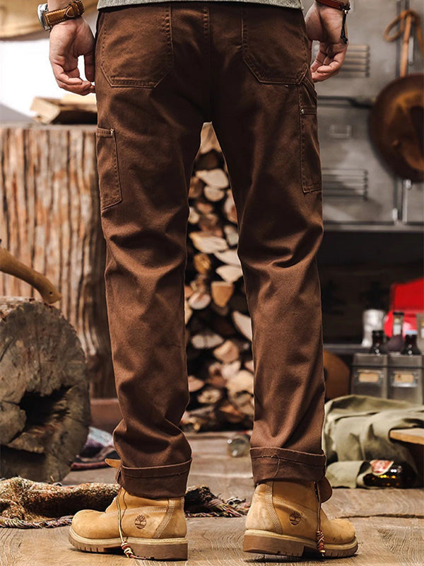DANIEL PORTLAND I Herren-Arbeitshose im robusten Utility-Stil mit geradem Bein