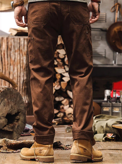 DANIEL PORTLAND I Herren-Arbeitshose im robusten Utility-Stil mit geradem Bein
