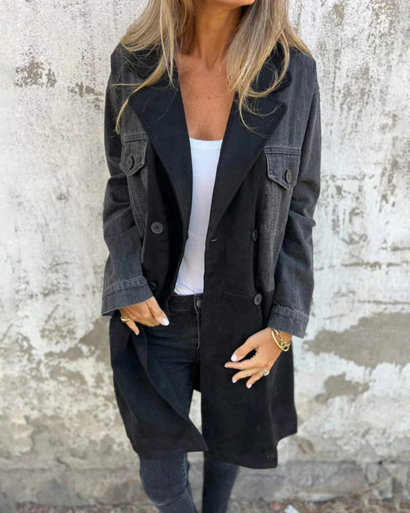 MARITES | DENIM- UND WildlederJACKE