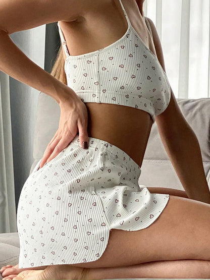 Liber Sommer Damen Liebe Nachtwäsche Sets