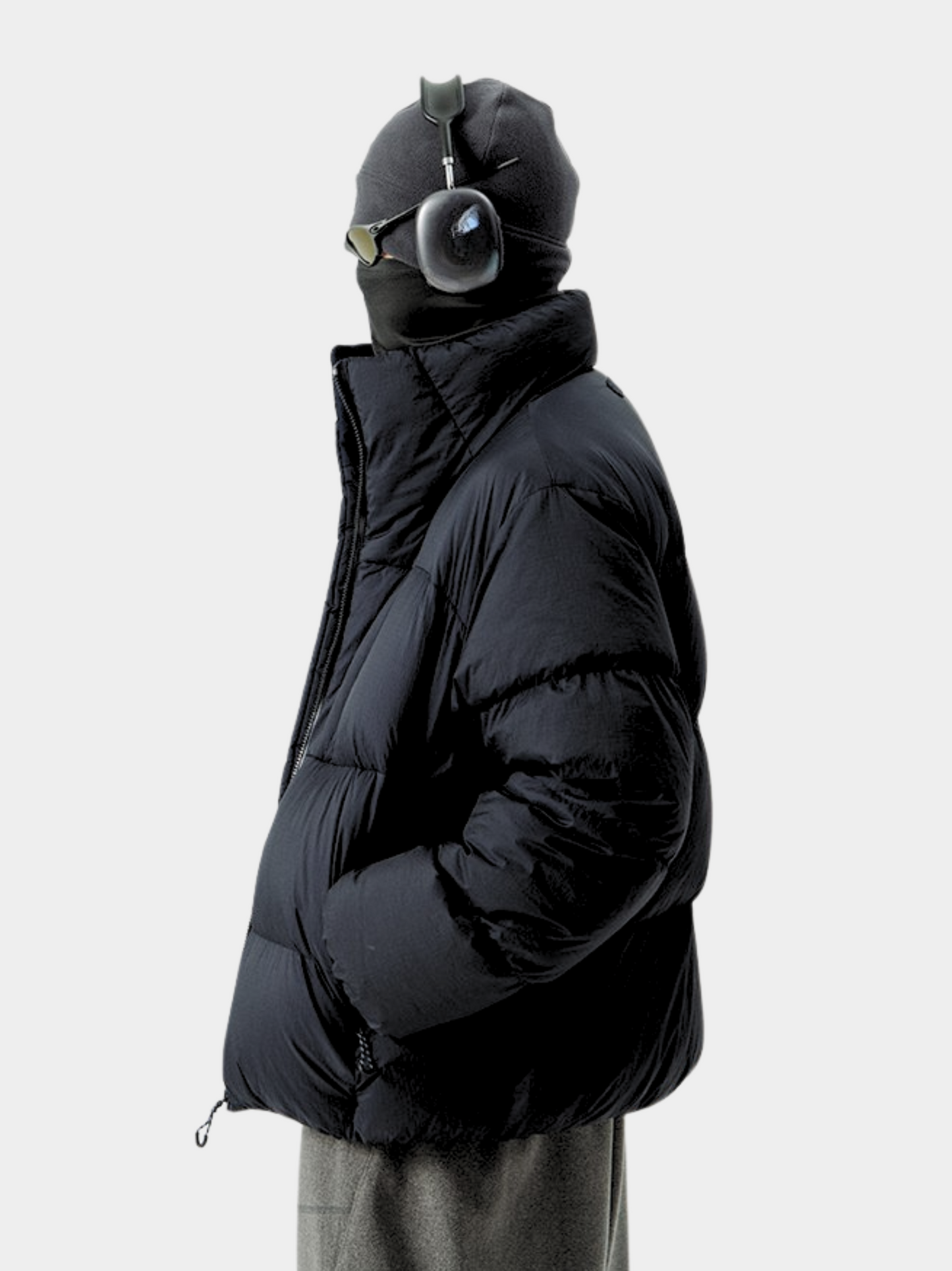 CougarStep - 95% weiße Gänsedaunen Jacke mit dreifacher Schutzfunktion und Stehkragen