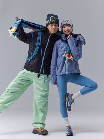 DryBench - Gesplitteter Kragen Outdoor Daunenjacke