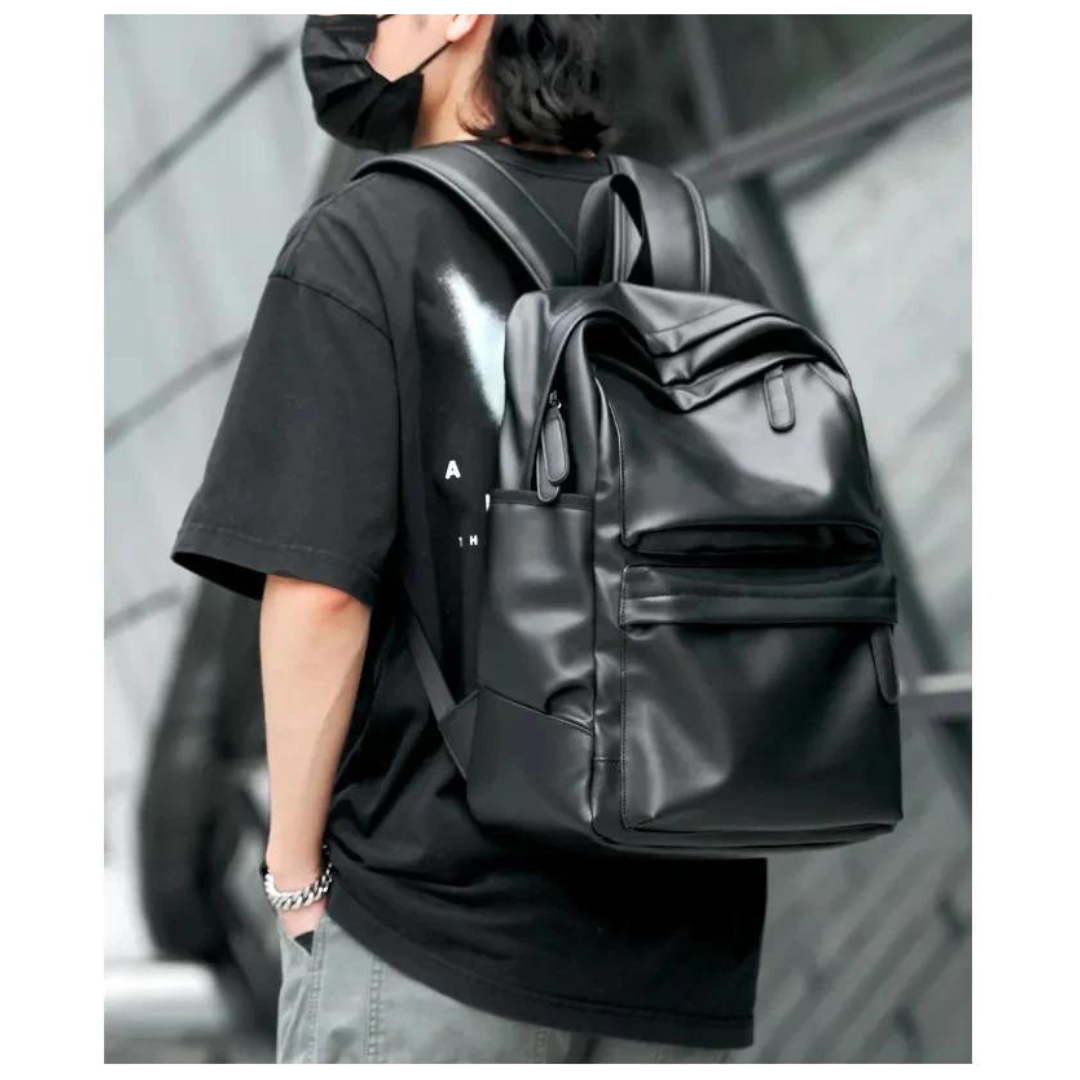 Wasserdichter Leder-Rucksack für Männer