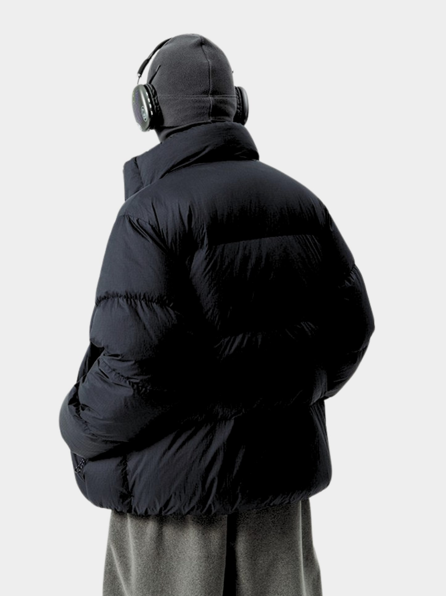 CougarStep - 95% weiße Gänsedaunen Jacke mit dreifacher Schutzfunktion und Stehkragen