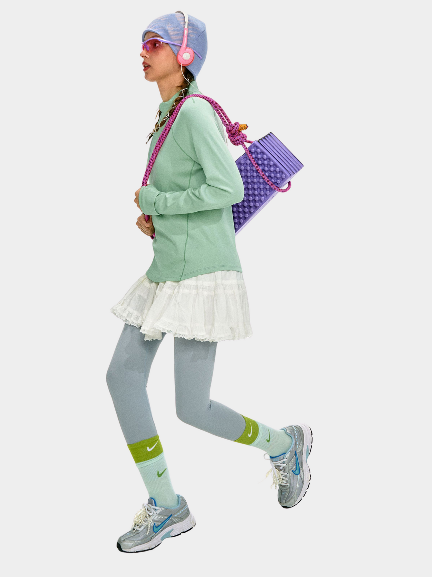 Caveflare - Damen UPF50+ Stehkragen Langarm Sweatshirt