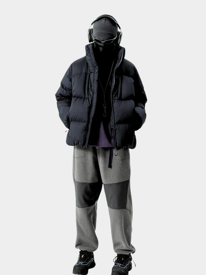 CougarStep - 95% weiße Gänsedaunen Jacke mit dreifacher Schutzfunktion und Stehkragen