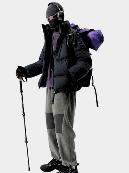 CougarStep - 95% weiße Gänsedaunen Jacke mit dreifacher Schutzfunktion und Stehkragen