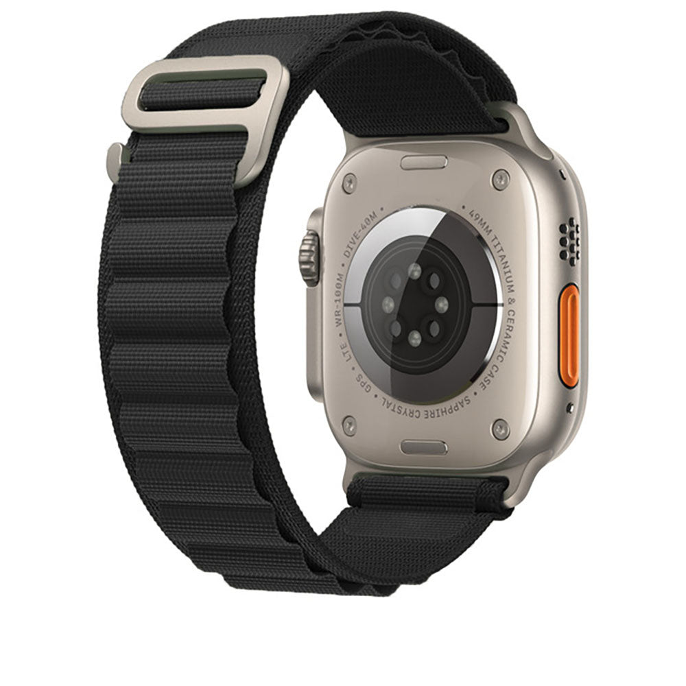 Neuestes gewebtes Nylon-Sportarmband mit Solo-Schlaufe für iWatch Series 8/7/6/5/4/3/2/1/SE/Ultra