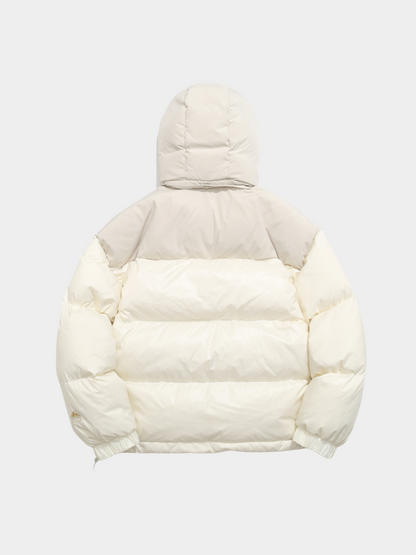 BluffPeak - Unisex Abnehmbare Kapuze Wasserabweisende Entendaunenjacke