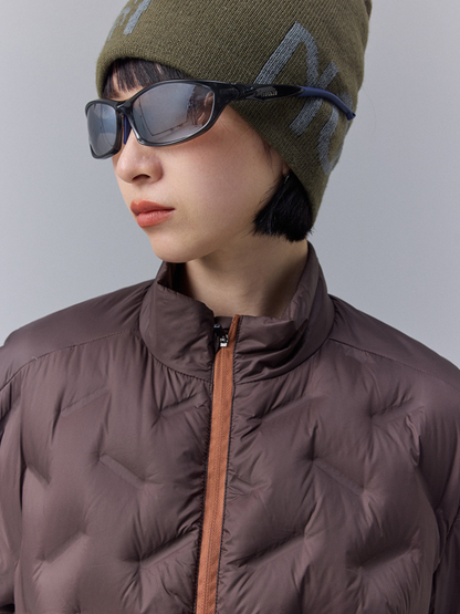 DryBench - Gesplitteter Kragen Outdoor Daunenjacke