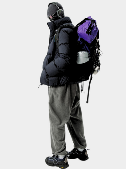 CougarStep - 95% weiße Gänsedaunen Jacke mit dreifacher Schutzfunktion und Stehkragen