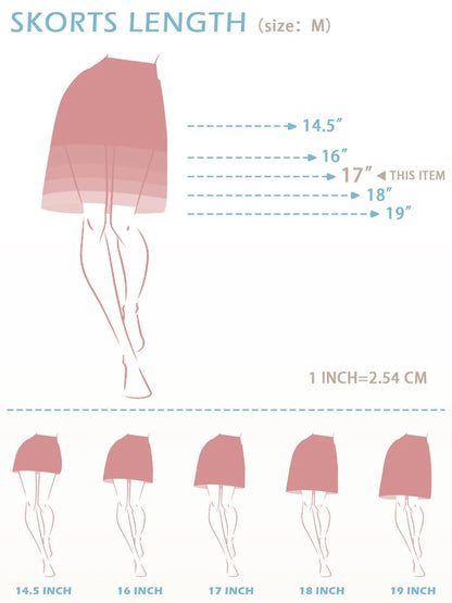 Basic 17 Zoll Rüschen-Skort UPF50+