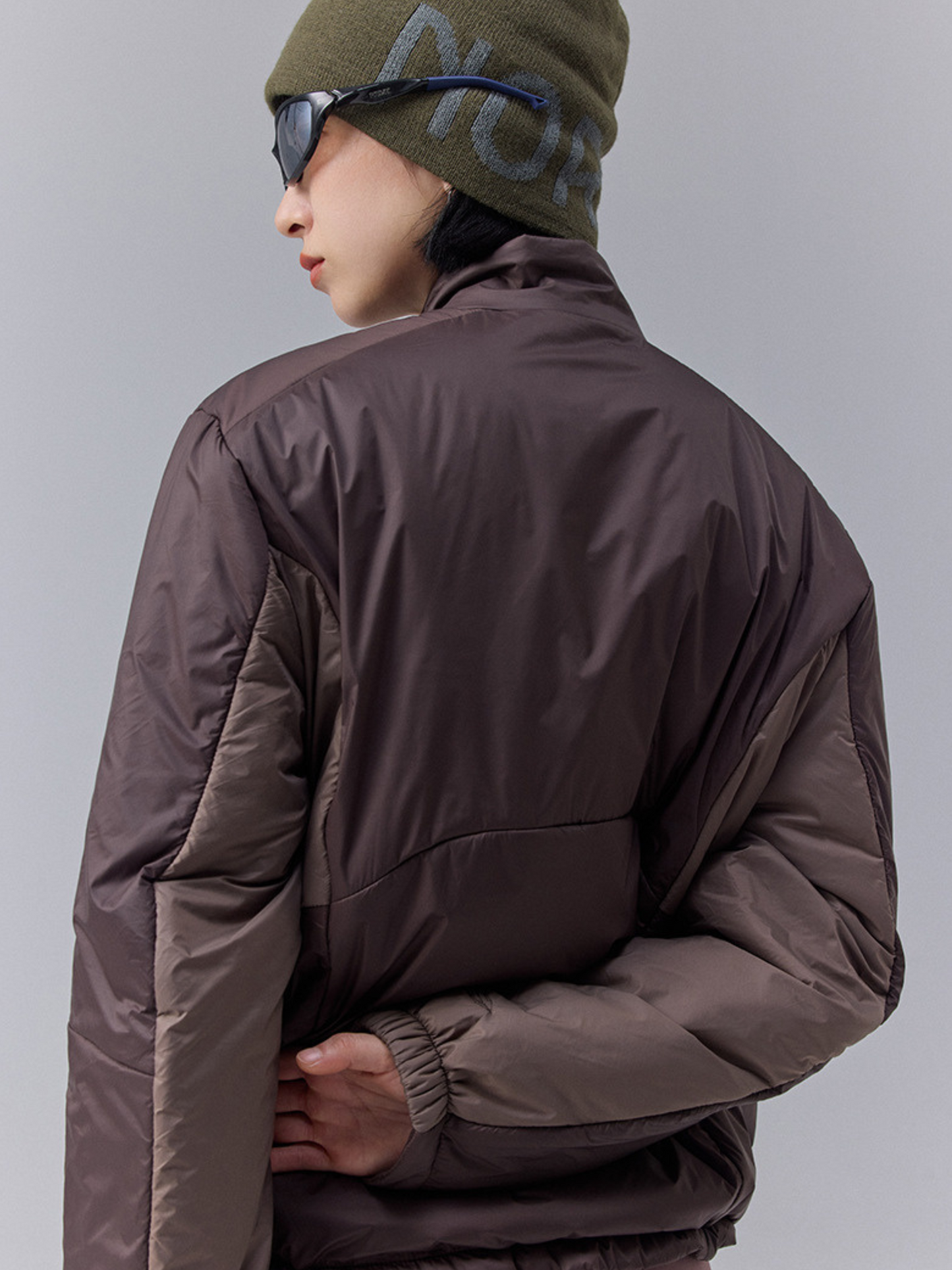 DryBench - Gesplitteter Kragen Outdoor Daunenjacke