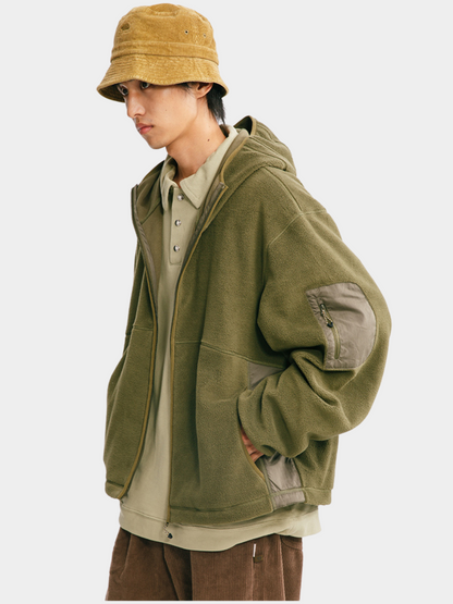 BearBoard - Unisex Warme Fleece Kapuzenjacke