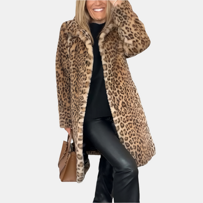 Zara Leopardmuster Mantel – Schick & Trendy