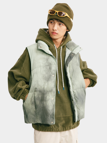 BluffTop - Unisex 90% Weiße Entendaunen Handgefärbte Wasserfeste Daunenweste