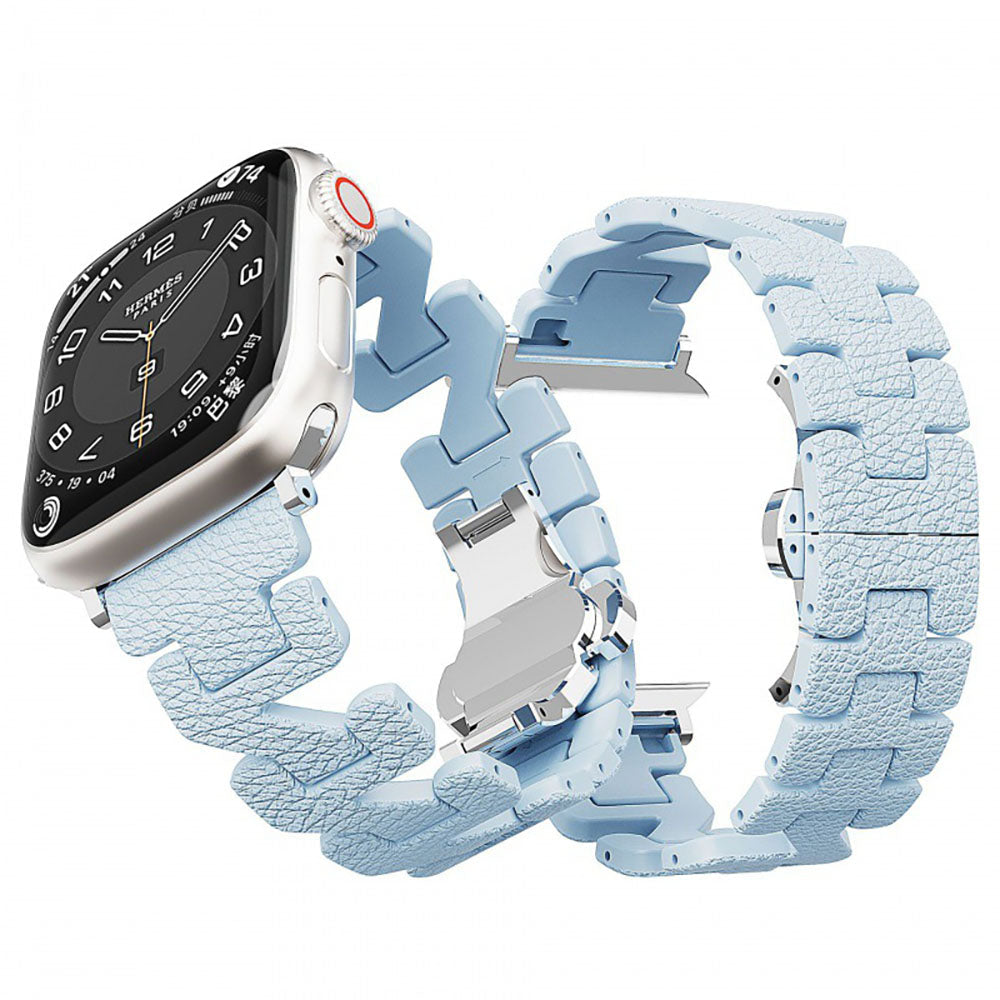 Z-förmiges Lederarmband für Apple Watch