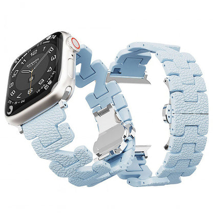 Z-förmiges Lederarmband für Apple Watch