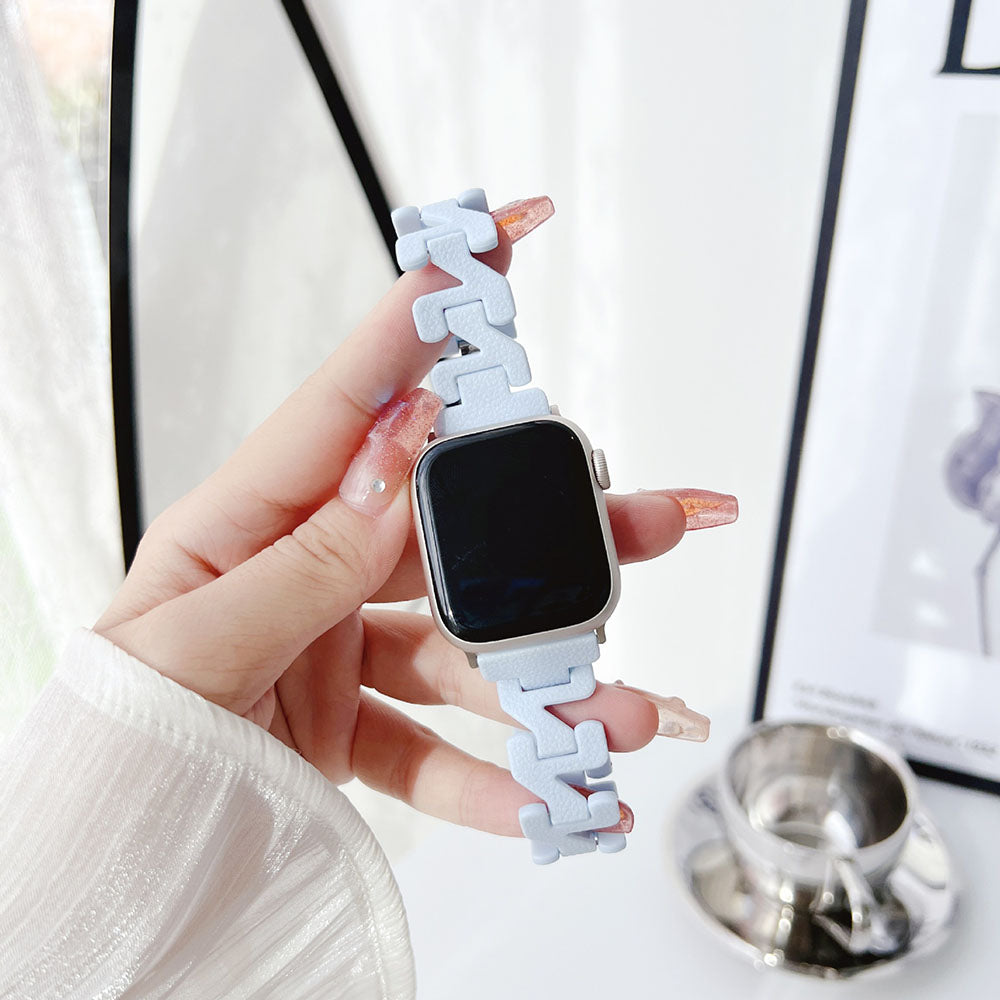 Z-förmiges Lederarmband für Apple Watch