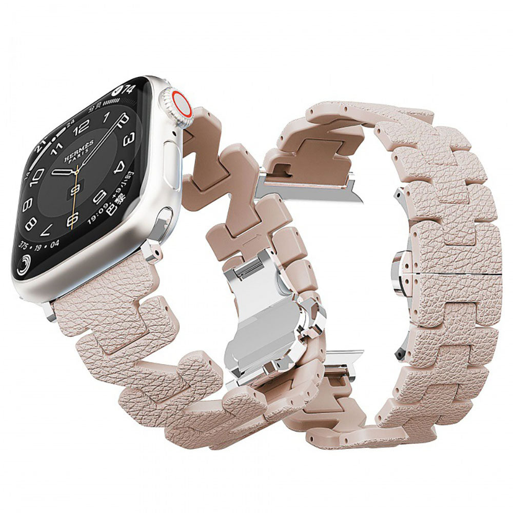 Z-förmiges Lederarmband für Apple Watch