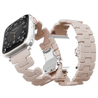 Z-förmiges Lederarmband für Apple Watch