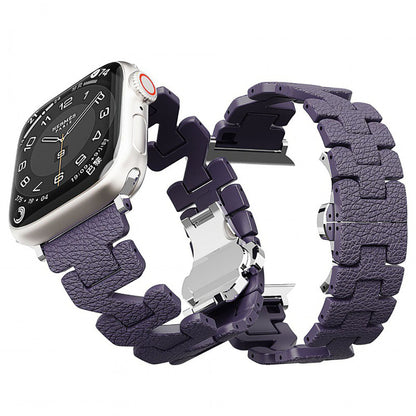 Z-förmiges Lederarmband für Apple Watch