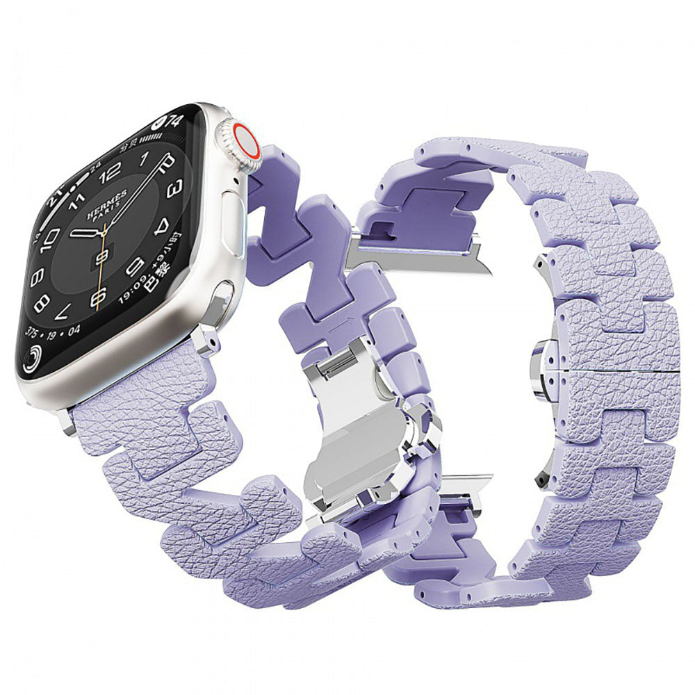 Z-förmiges Lederarmband für Apple Watch