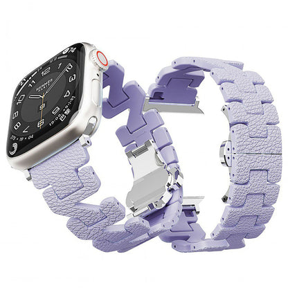 Z-förmiges Lederarmband für Apple Watch