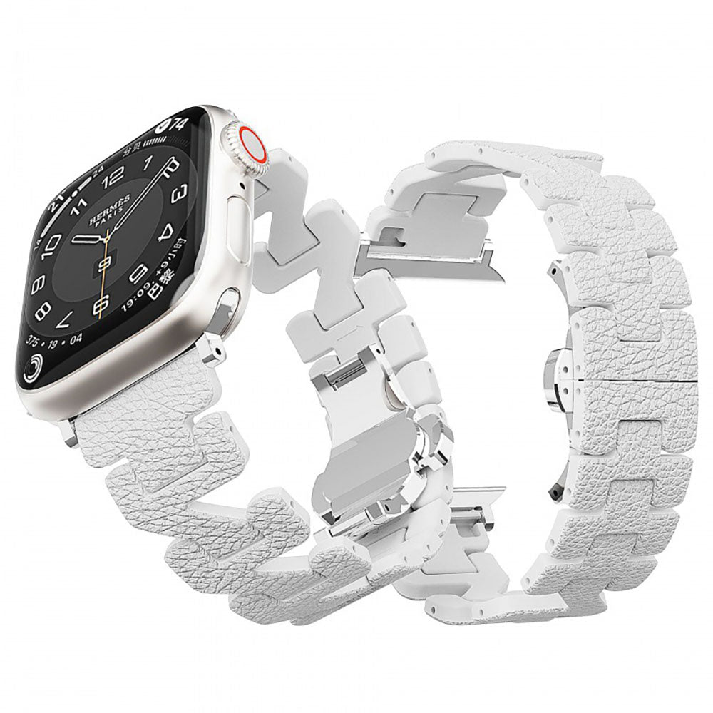 Z-förmiges Lederarmband für Apple Watch