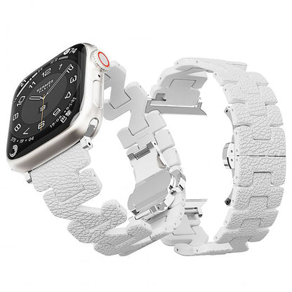 Z-förmiges Lederarmband für Apple Watch