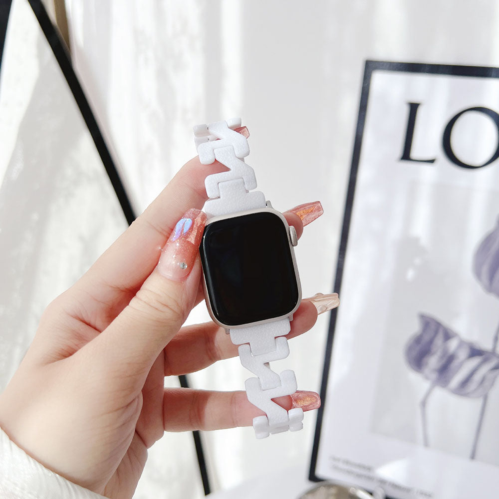 Z-förmiges Lederarmband für Apple Watch