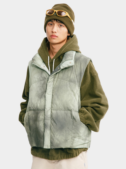 BluffTop - Unisex 90% Weiße Entendaunen Handgefärbte Wasserfeste Daunenweste