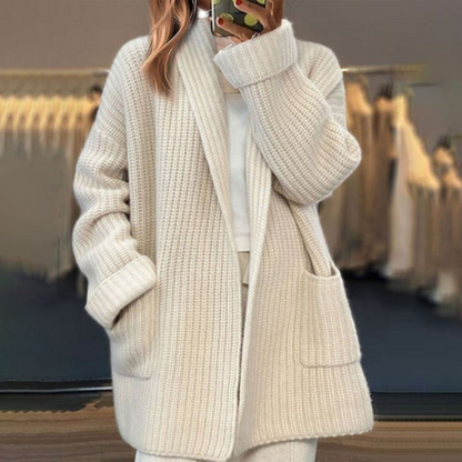 Kiandra – Strickjacke Aus Wolle Mit Taschen
