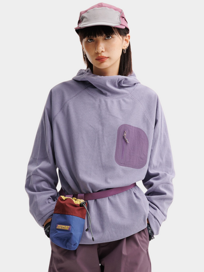 Crag - Unisex Feuchtigkeitsableitender Hoher Kragen Hoodie Basisschicht