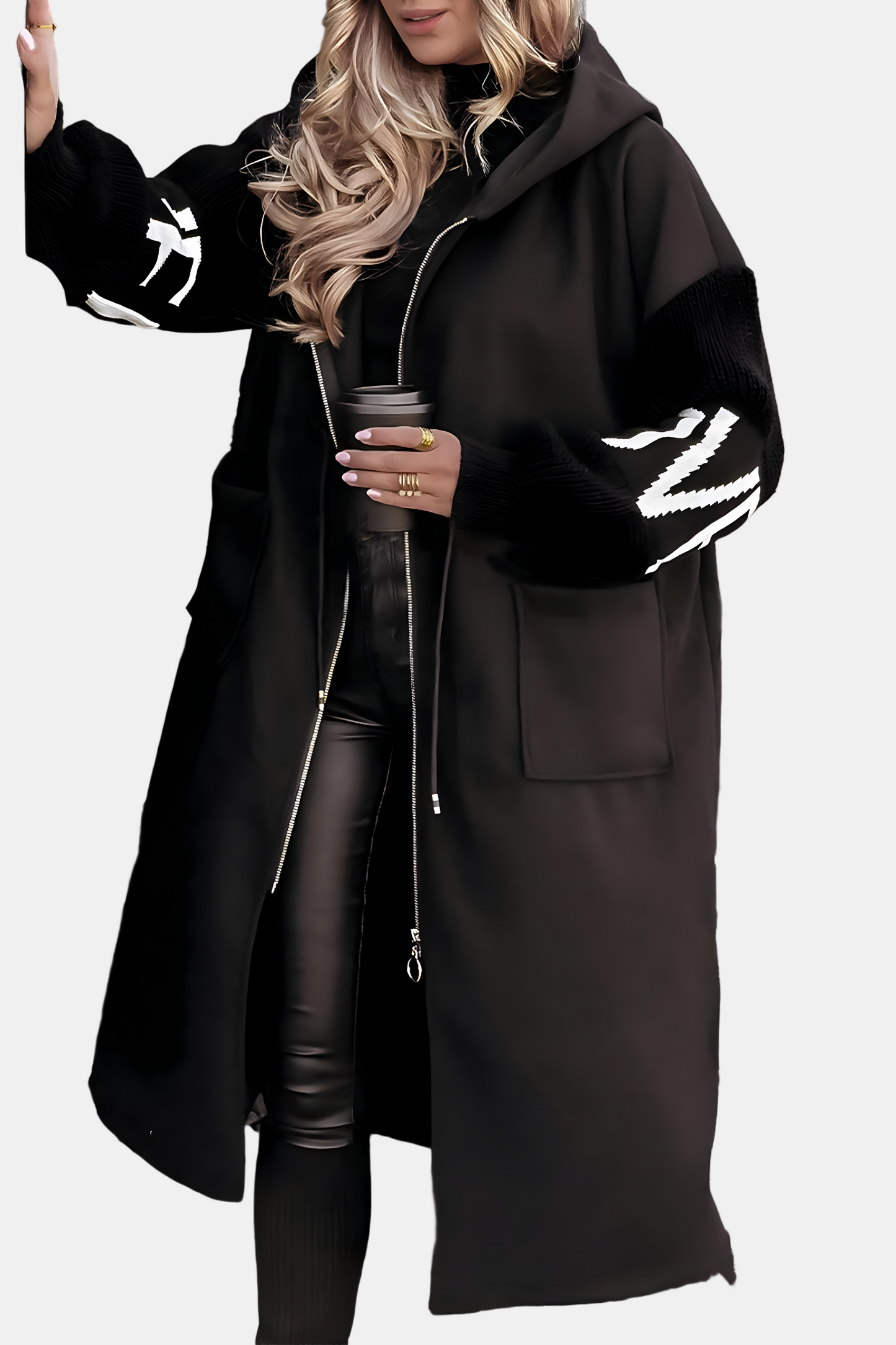 Elegante Ophelia Lange Windbreaker-Jacke – Stilvoll & Wetterfest