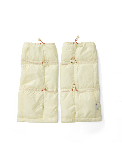 Dustbreeze - Wasserabweisende 800FP Weiße Entendaunen Thermo-Beinwärmer