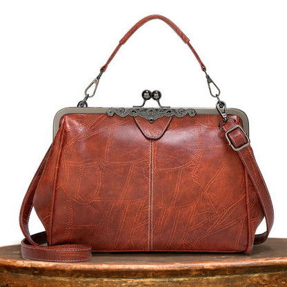 Johanna™ | Klassische Charme Leder Schultertasche
