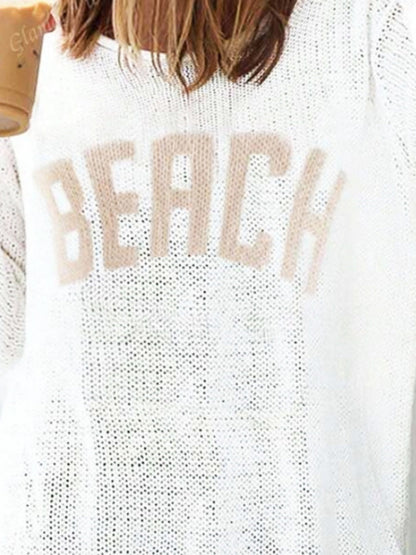 Liber Sommer Damen Bedruckte Smock Strickpullover