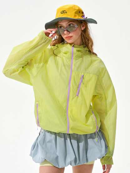 CampHat - Damen UPF50+ Schutz Packbare Kühljacke