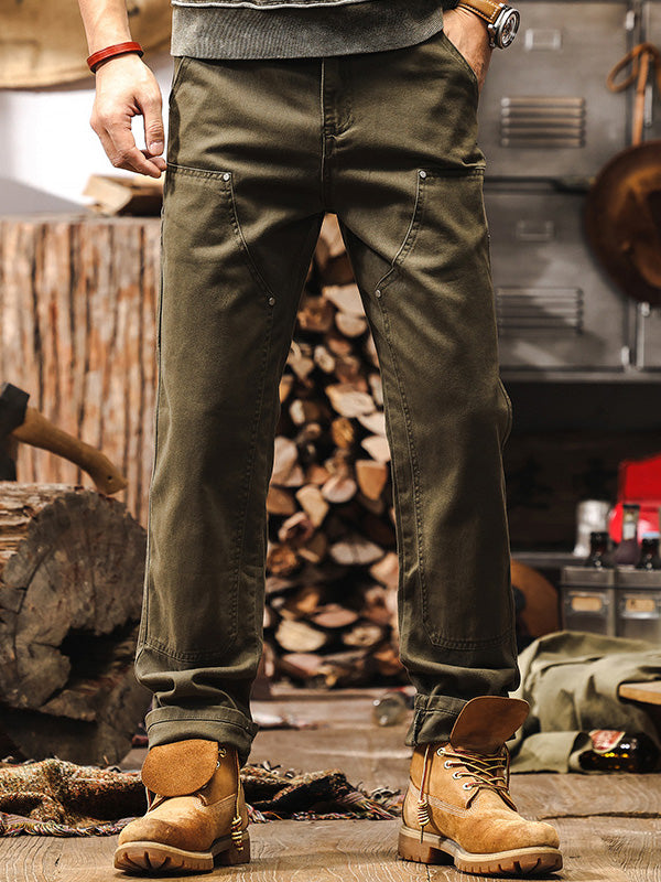 DANIEL PORTLAND I Herren-Arbeitshose im robusten Utility-Stil mit geradem Bein