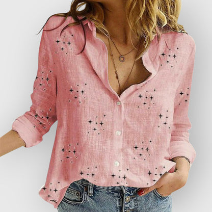 ELYRA™ | Bluse mit Stern-Details