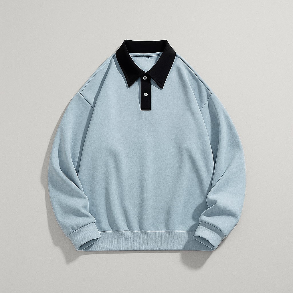 CHARLES COLLAR SWEATER