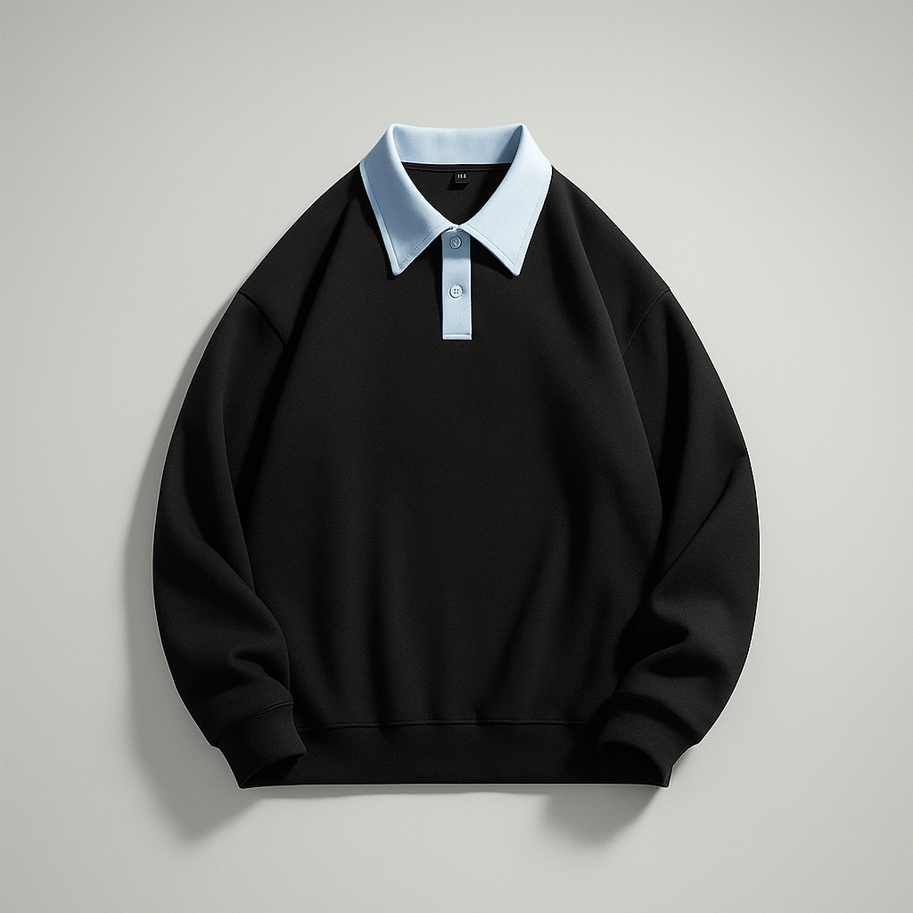 CHARLES COLLAR SWEATER
