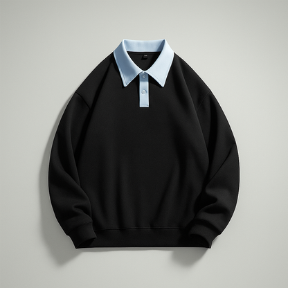 CHARLES COLLAR SWEATER